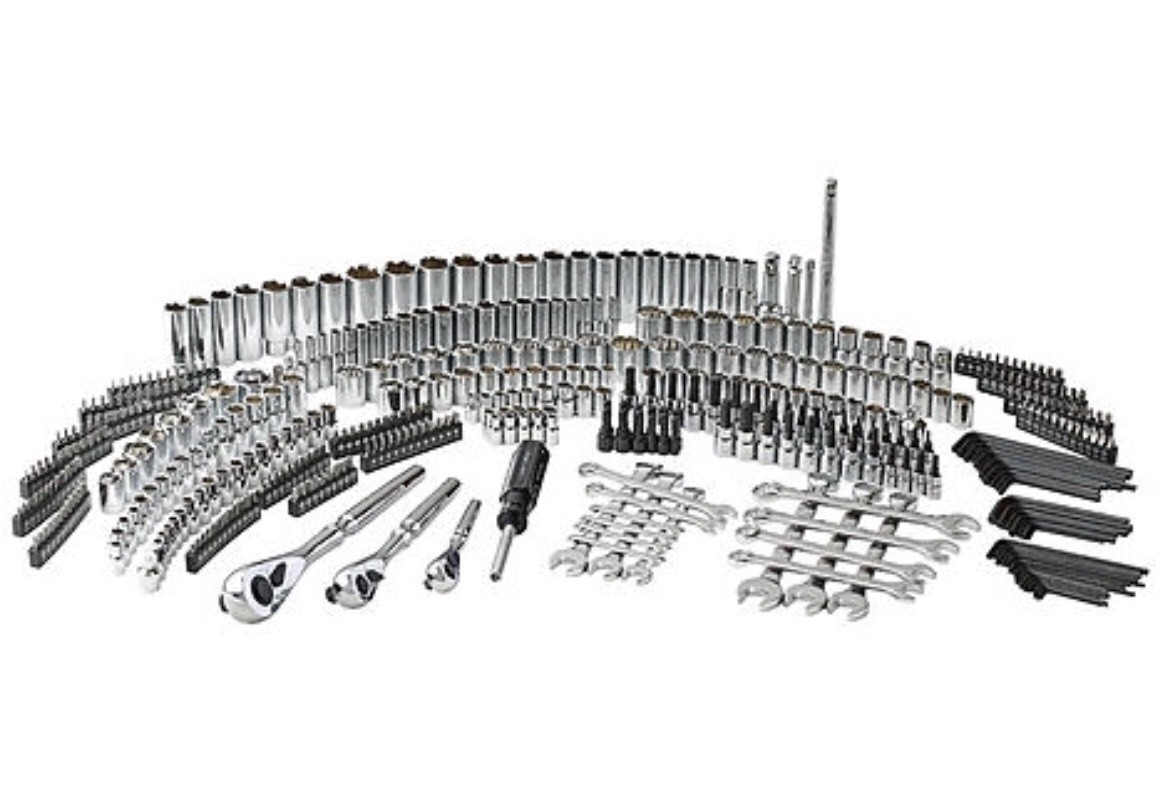 Craftsman 450 Piece Mechanics Tool Set W/Case Wrenches SAE Metric 268 298 NEW
