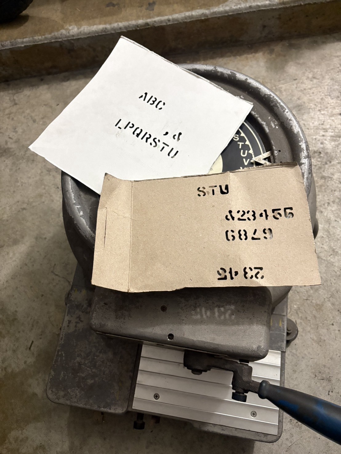 1/2inch Stencil Machine Works Well