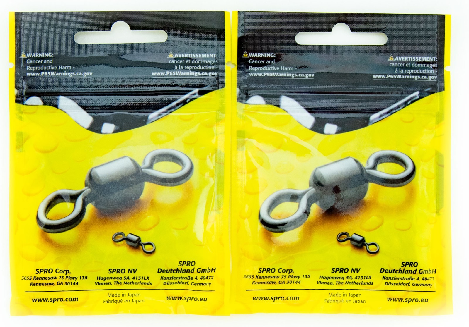 SPRO Power Swivels 230lb Test Size 2 Lot of (2) 50pks Stainless Steel & Brass