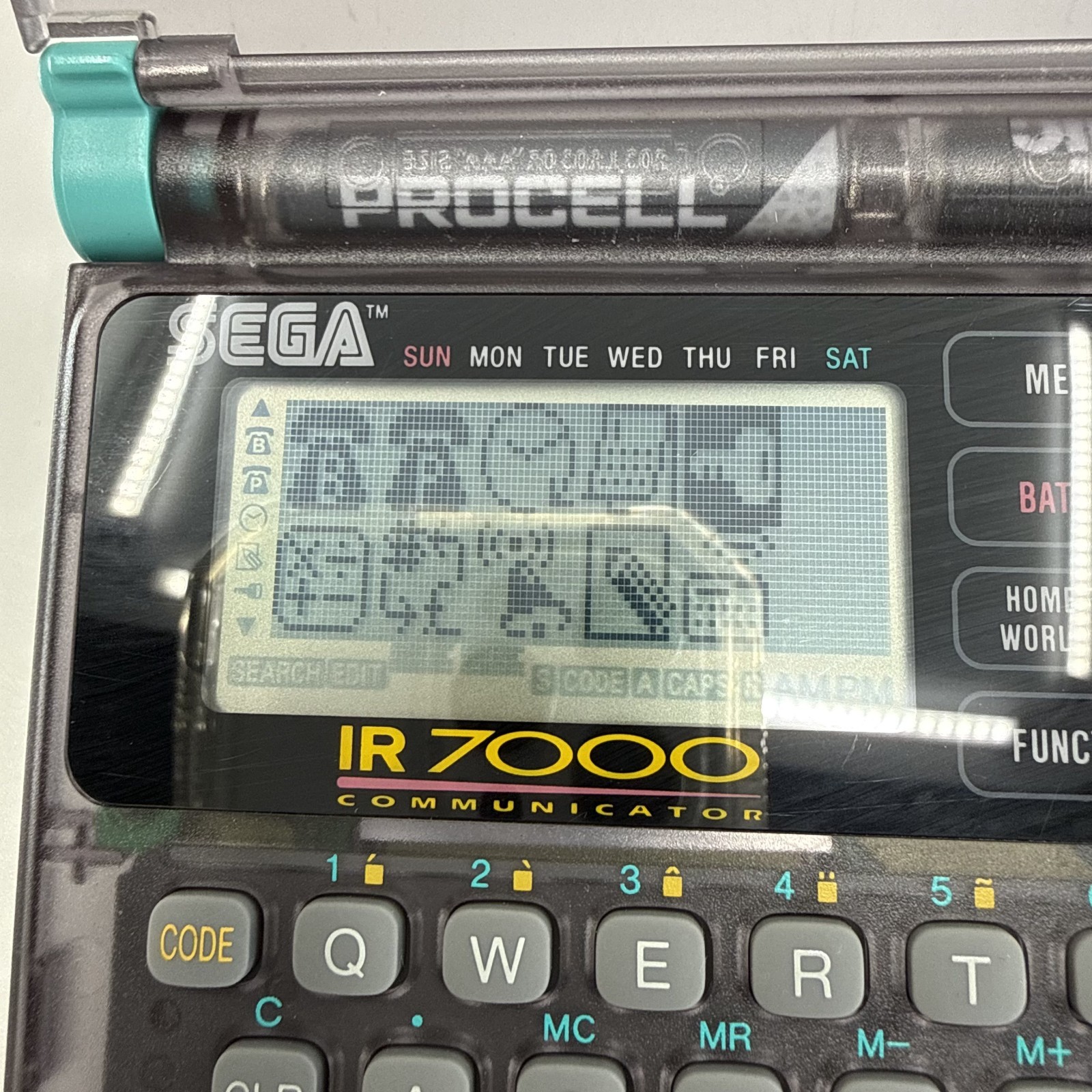 Sega IR 7000 Communicator Games Keyboard Calculator No Manual - Tested Working