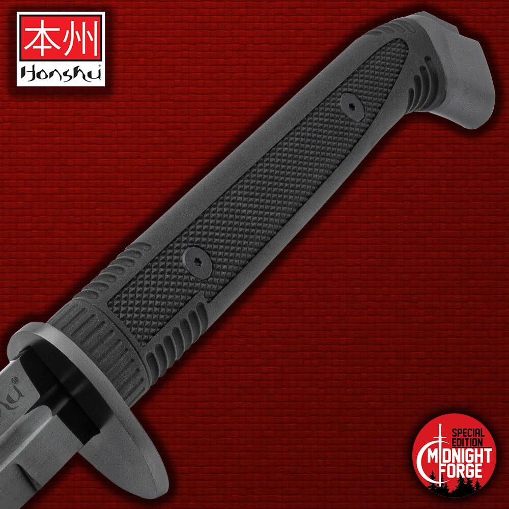 Honshu Boshin Midnight Forge Katana Double-Edged 1060 Carbon Steel