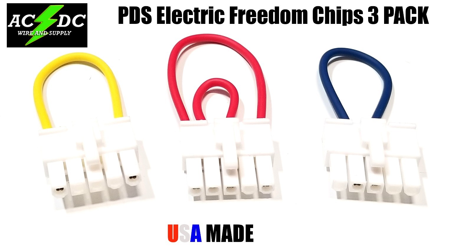 EZ GO PDS Multi 3 Pak Freedom Chips for EZ Go Golf Carts Only -  USA MADE