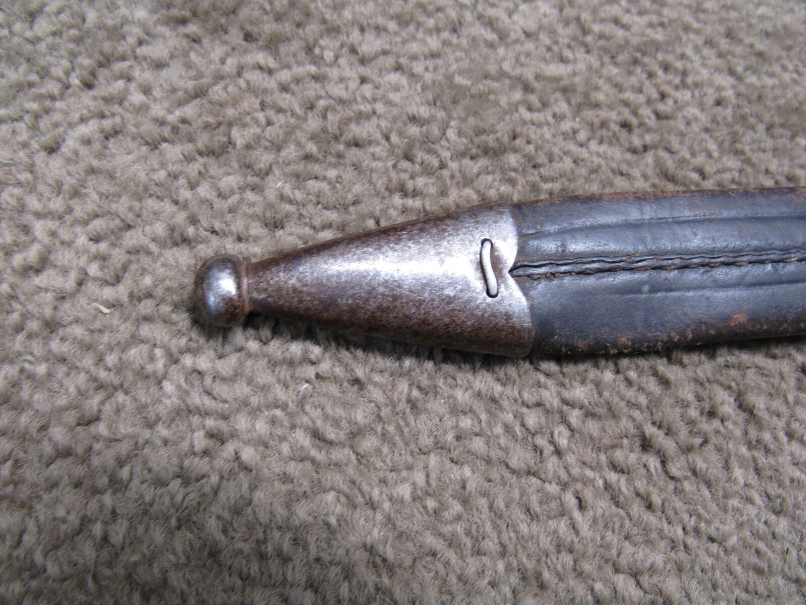 Danish M1889 Krag Jorgensen Bayonet w/ Scabbard Dated 1891 WK & C Mfg