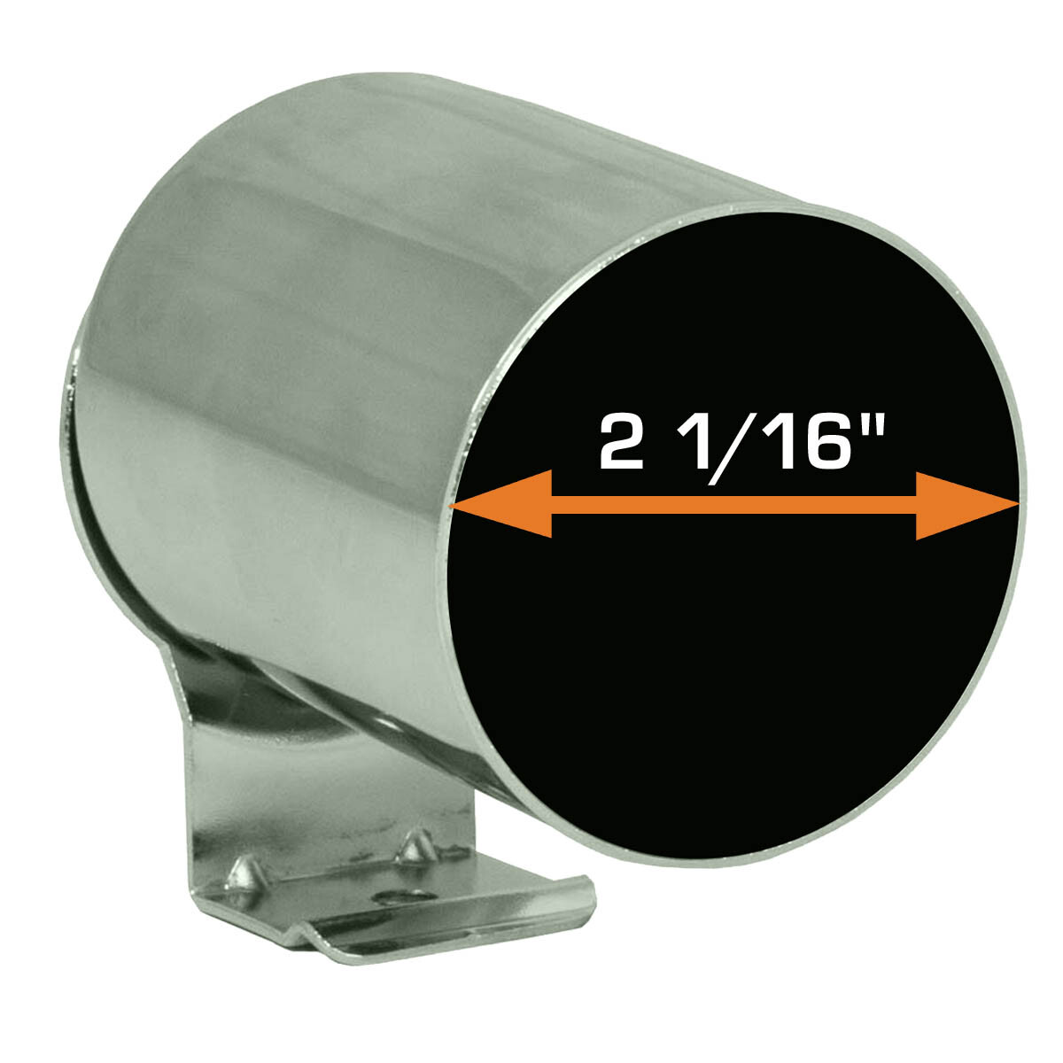52mm Universal Single Chrome Gauge Pod