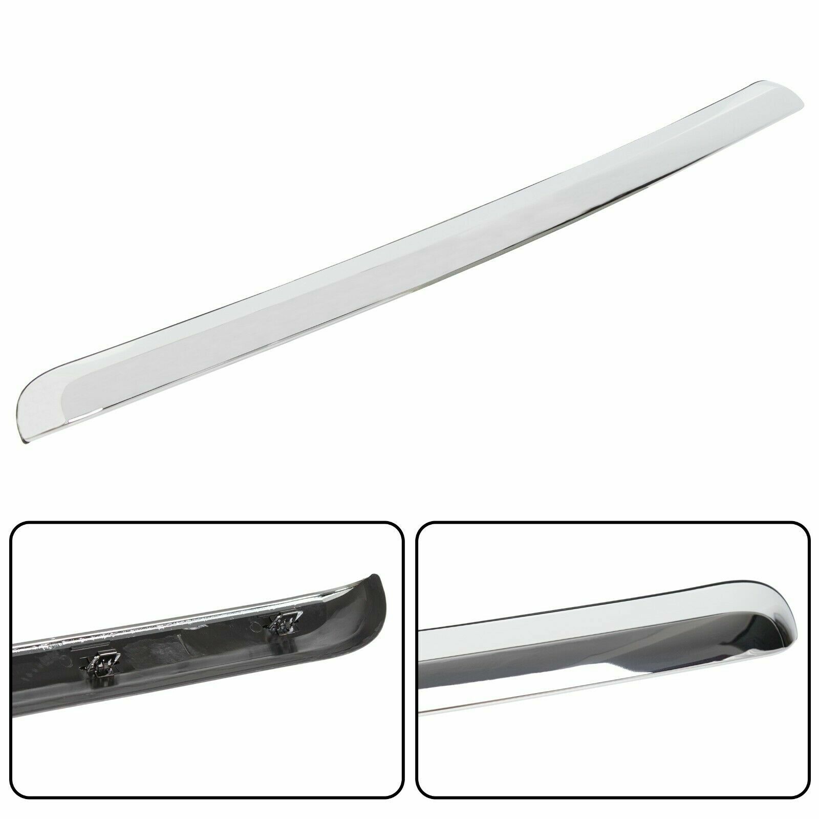 For GM1235109 Hood Molding Trim Chrome Fit For 07-2013 GMC Sierra 1500 2500 3500