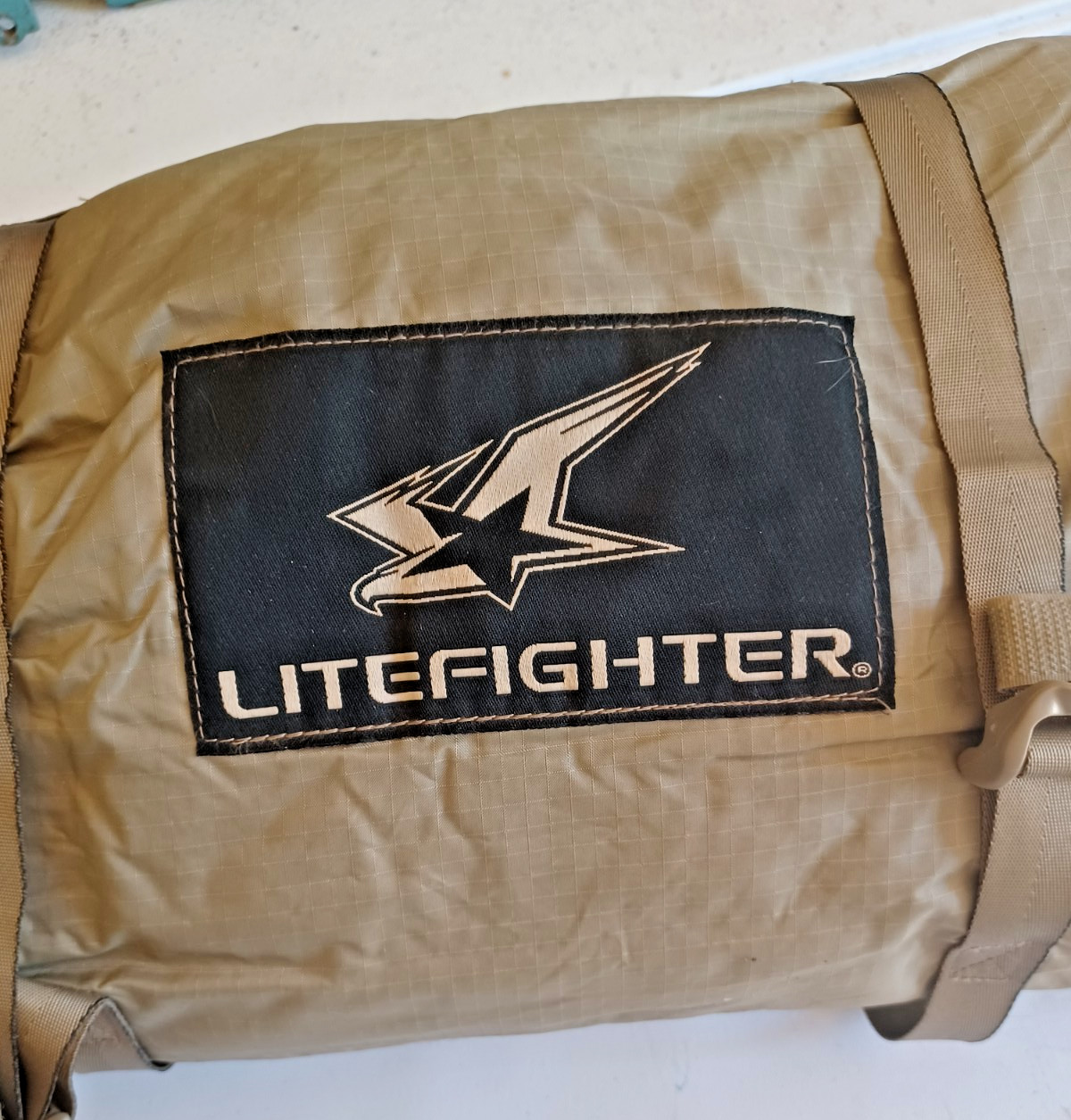 USGI Lite Fighter One Man Tactical Tent Tan Exc