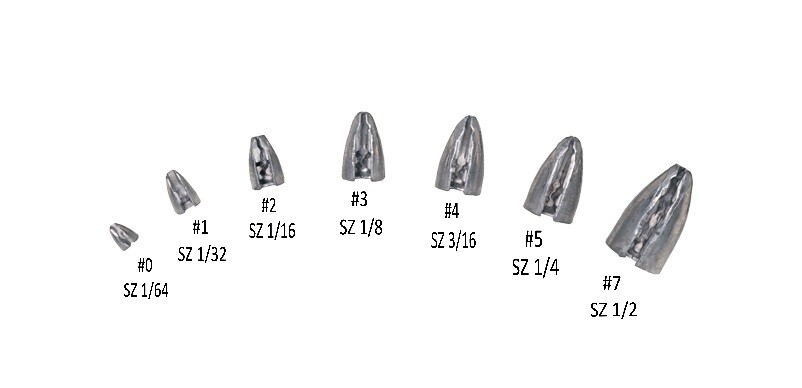Water Gremlin Bull-Shot Bullet Shaped Split Shot PBS-(Select Size, weight) | A6