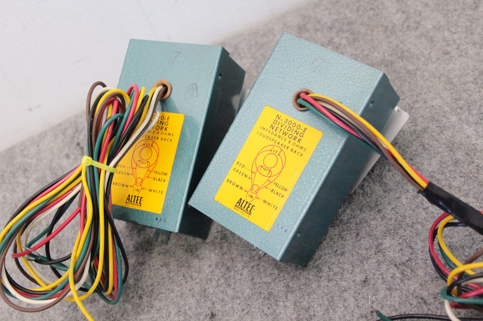 PAIR Altec N-3000-E 2-Way Crossovers Dividing Network 601C