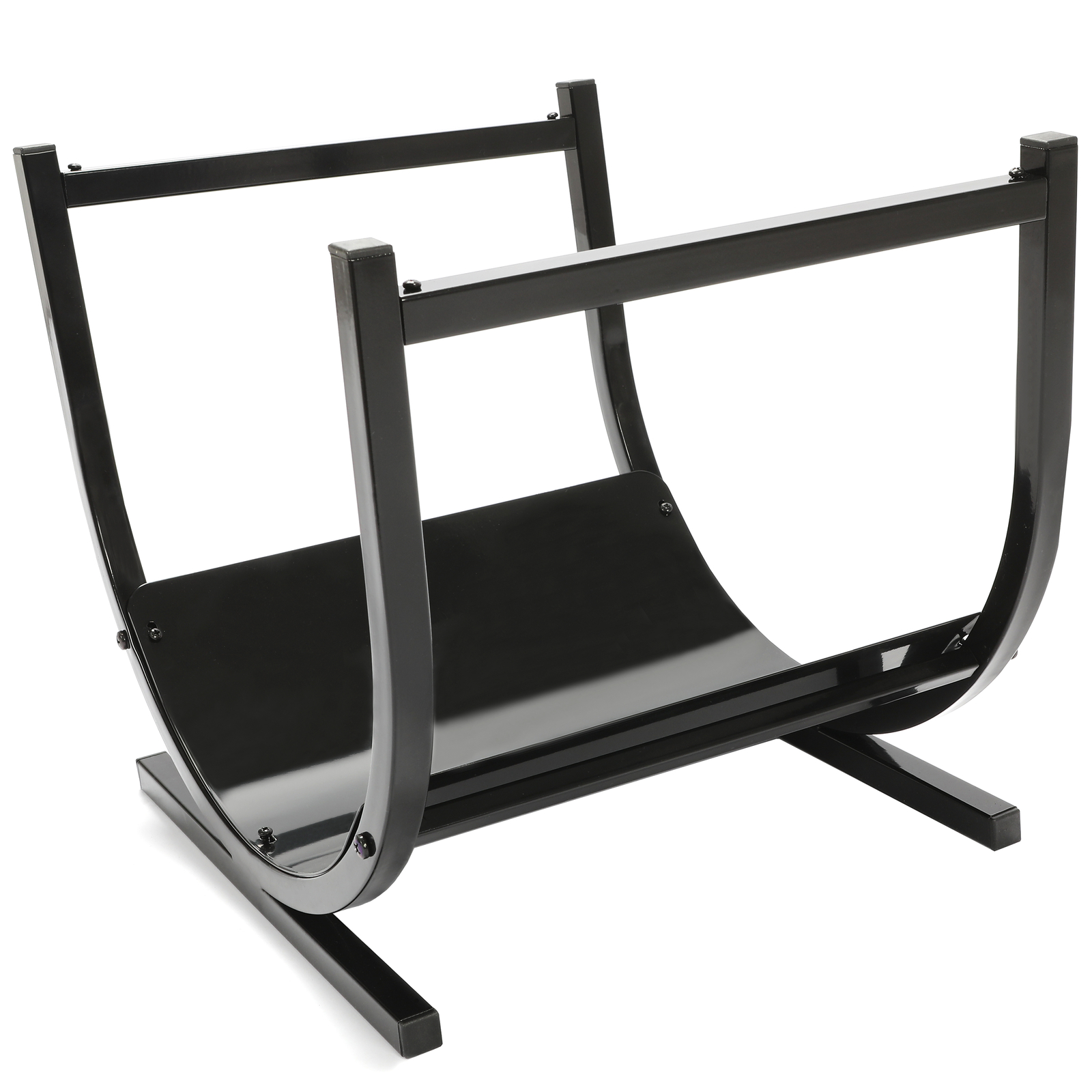 Metal Firewood Rack Log Holder Wood Storage Organiser Stand Fireplace Wood