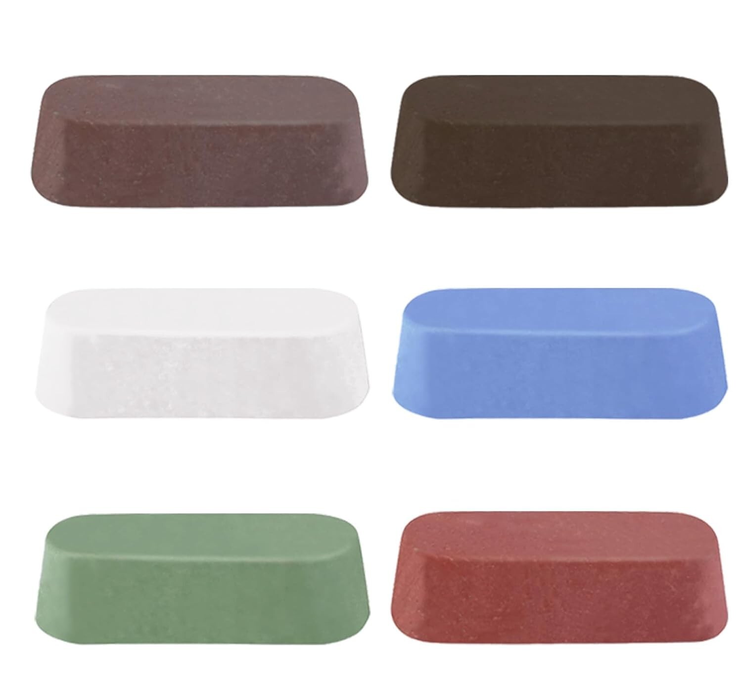 6 Pcs Metal Buffing Polishing Compound for Buffing Wheel Buffing Wheel Compound