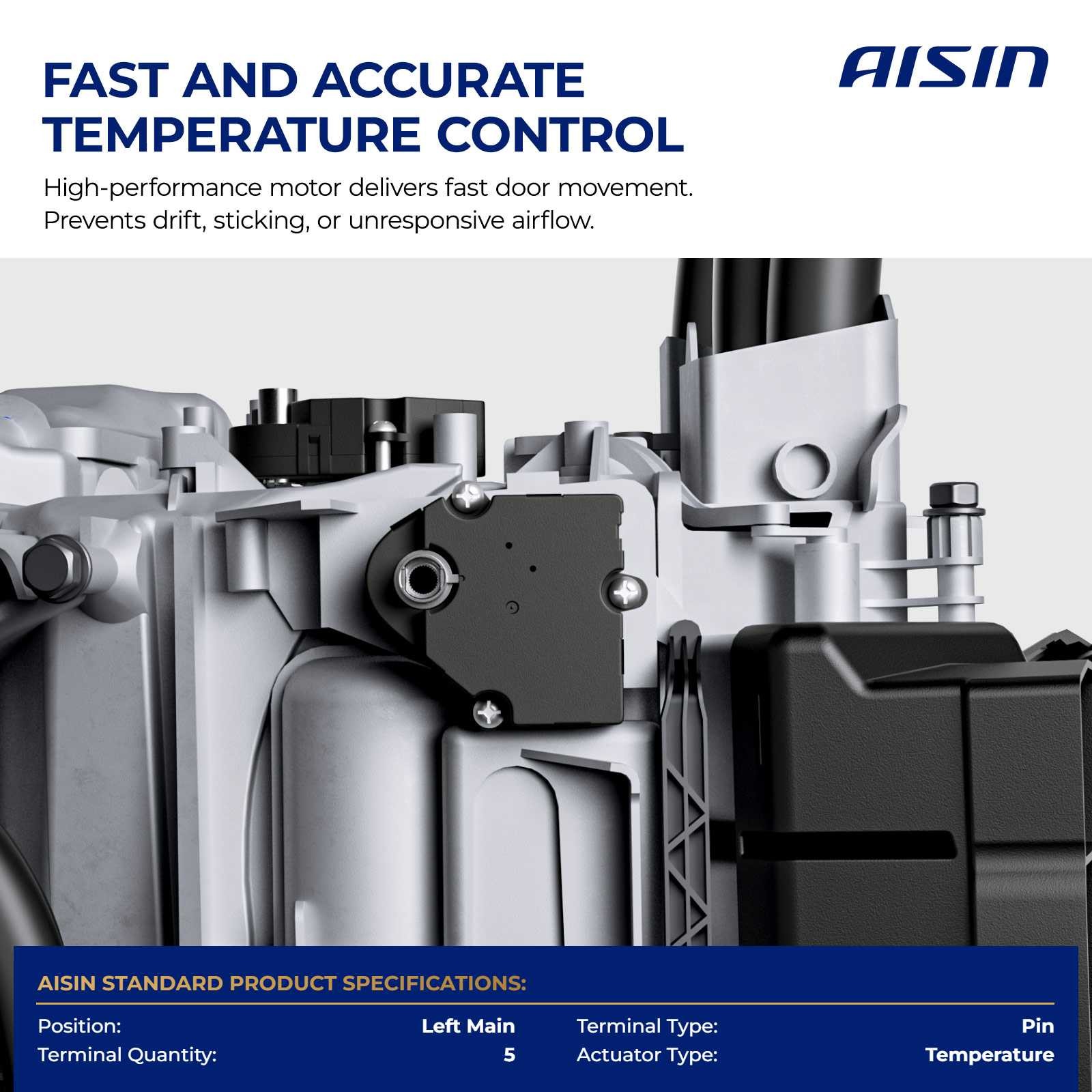 AISIN Left Main Blend Door Actuator for Toyota 4Runner Lexus GX470 2003-2009