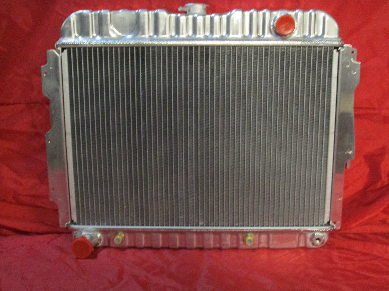 1966-72 Mopar B & E Body Black Aluminum 26" Radiator Roadrunner Challenger Cuda