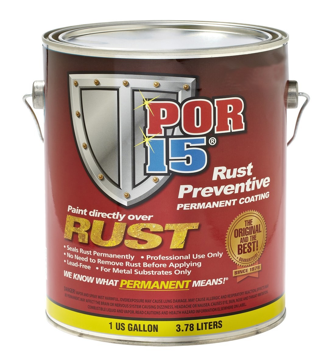 POR 15 POR-15 SEMI-GLOSS BLACK - GALLON- 45401