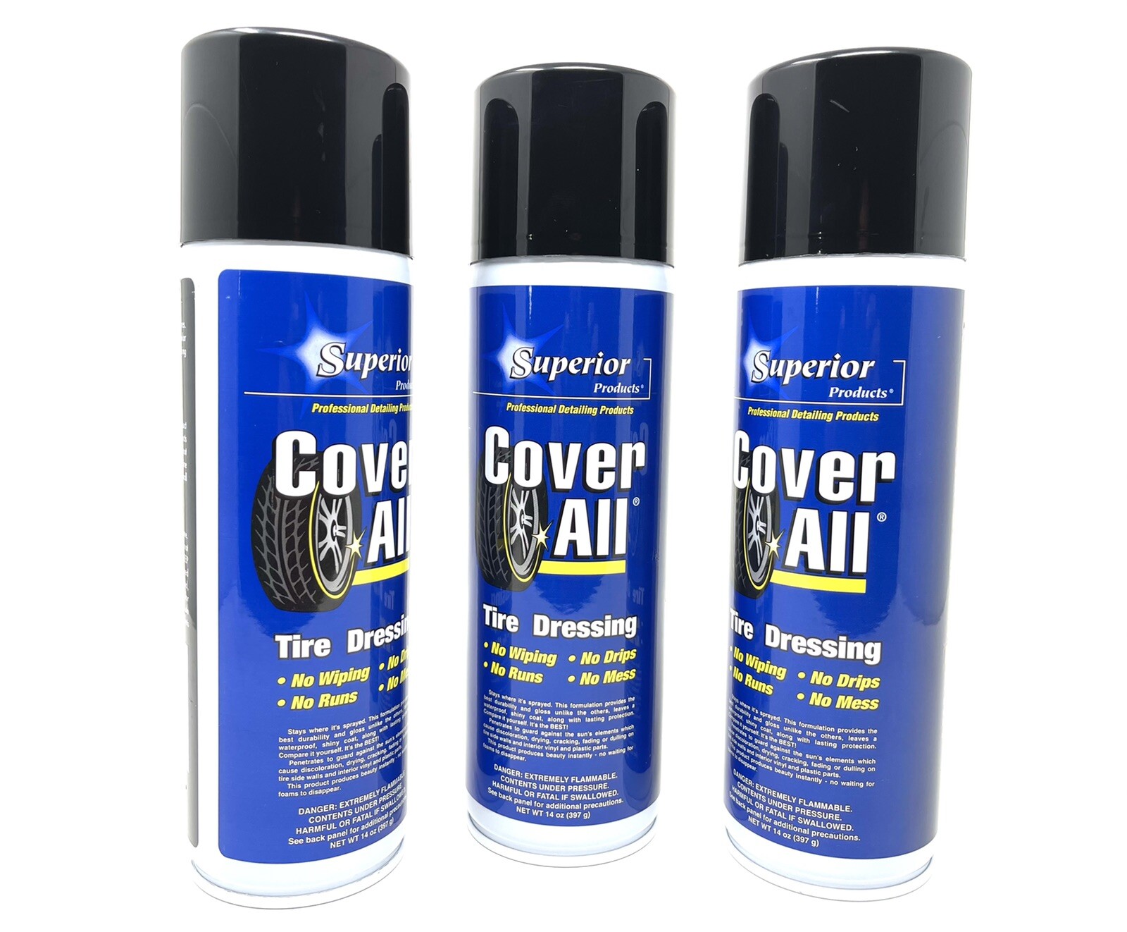 Cover All Professional High Gloss Tire Shine 14oz Pack of 3