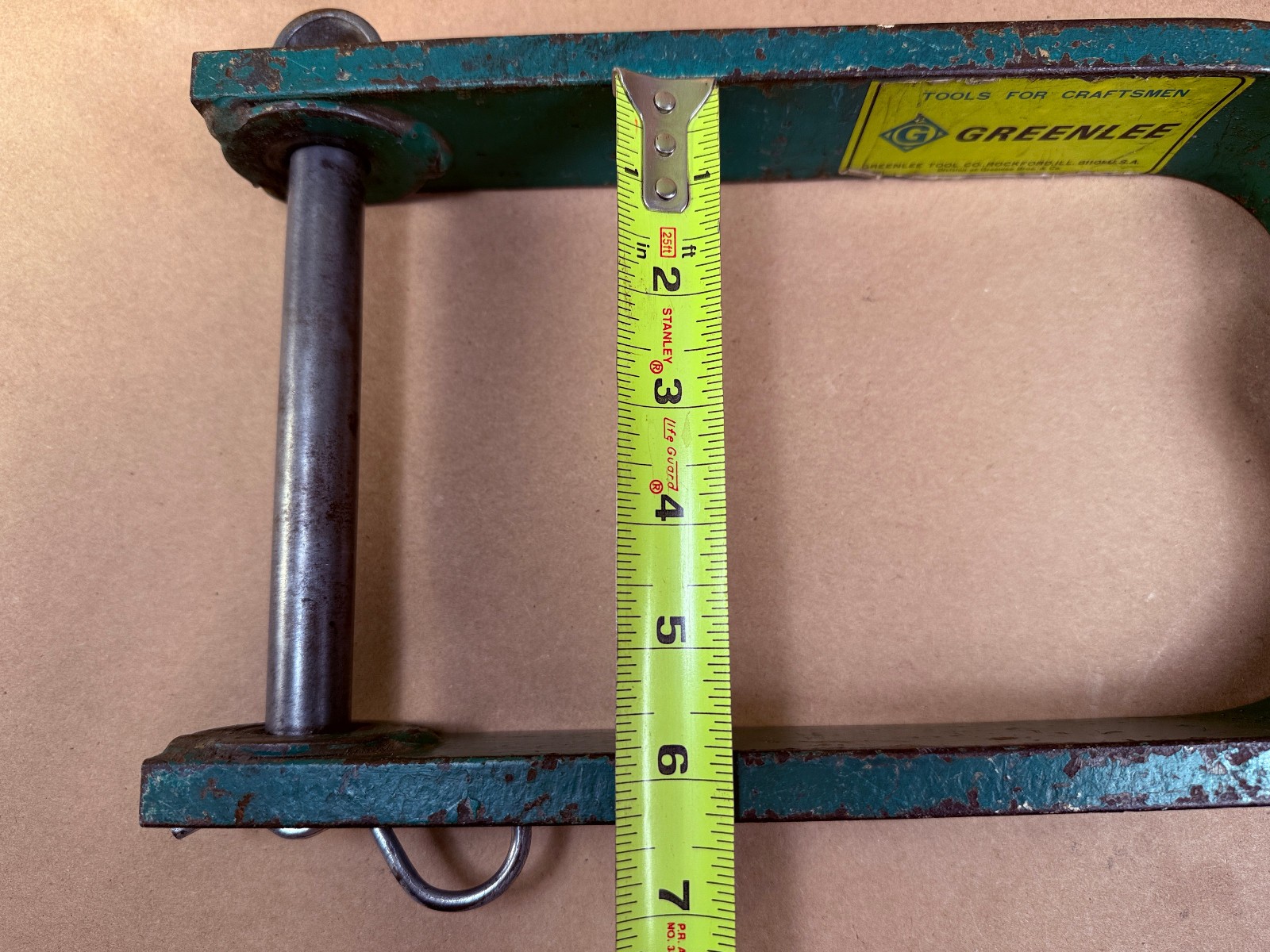 Greenlee 651 - 12" Hook Type Cable Puller Sheave - Frame Only - No Spindle