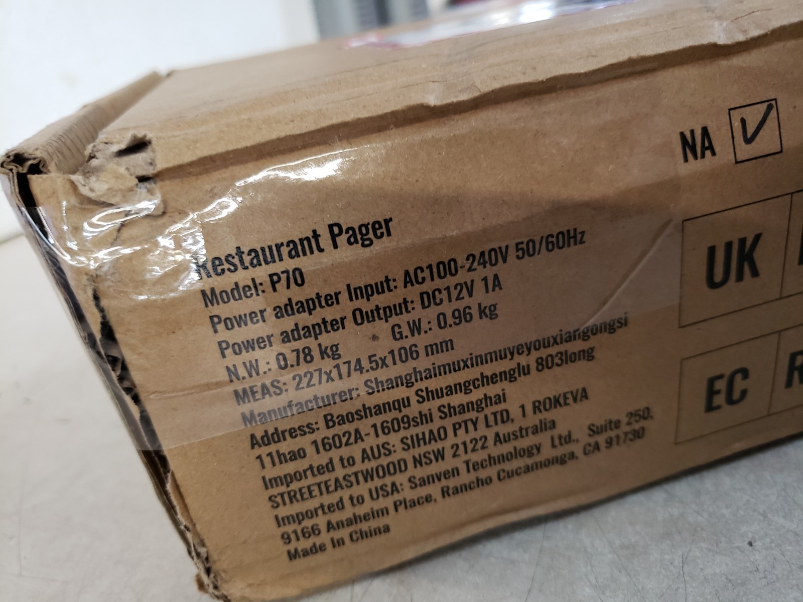 VEVOR Restaurant Wireless Pager System 10 Call Coasters Guest Queuing Calling
