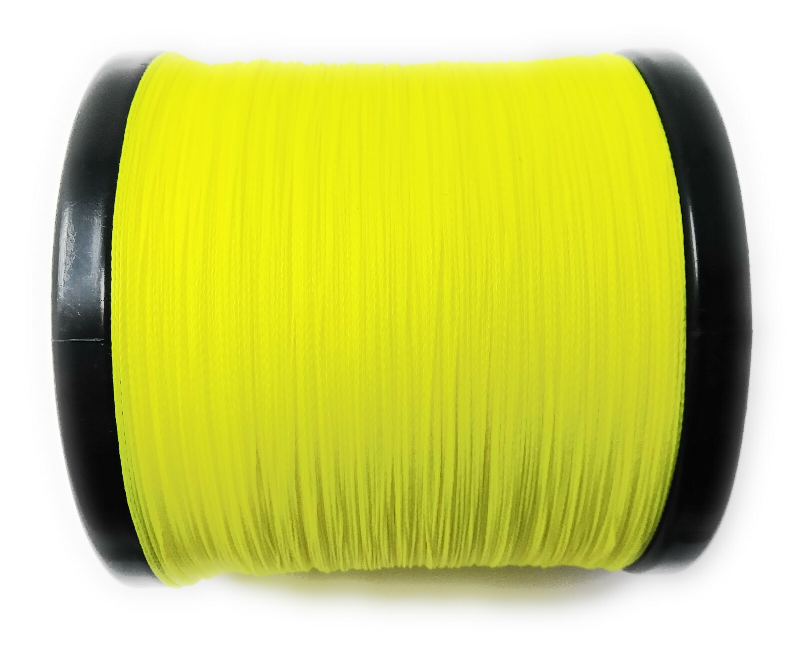 Reaction Tackle Braided Fishing Line / Braid - Hi Vis Yellow 4 and 8 Strands