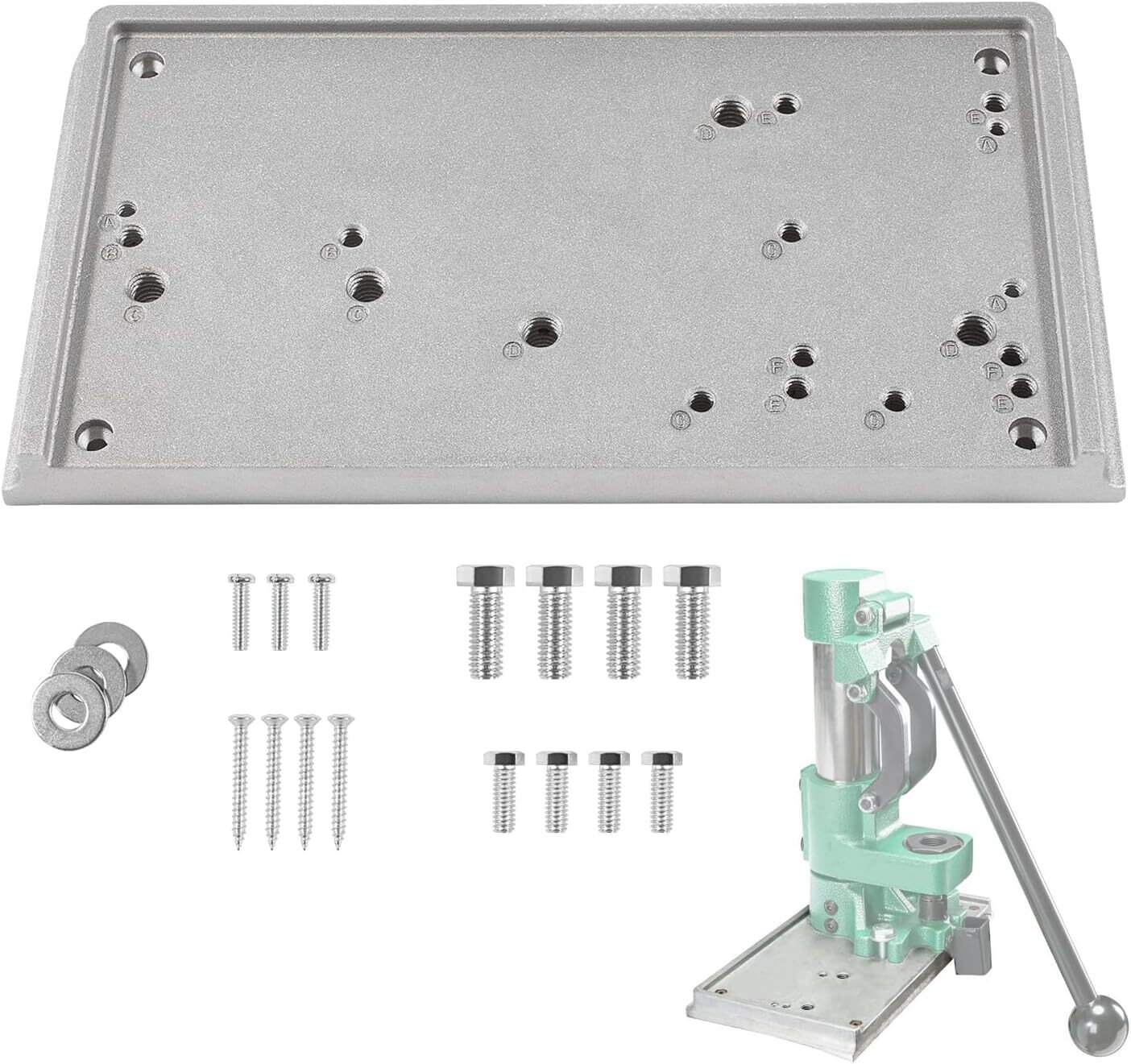 For RCBS Cast Aluminum 9282 Accessory Base Plate 3 Grey Shell Holder Accessory