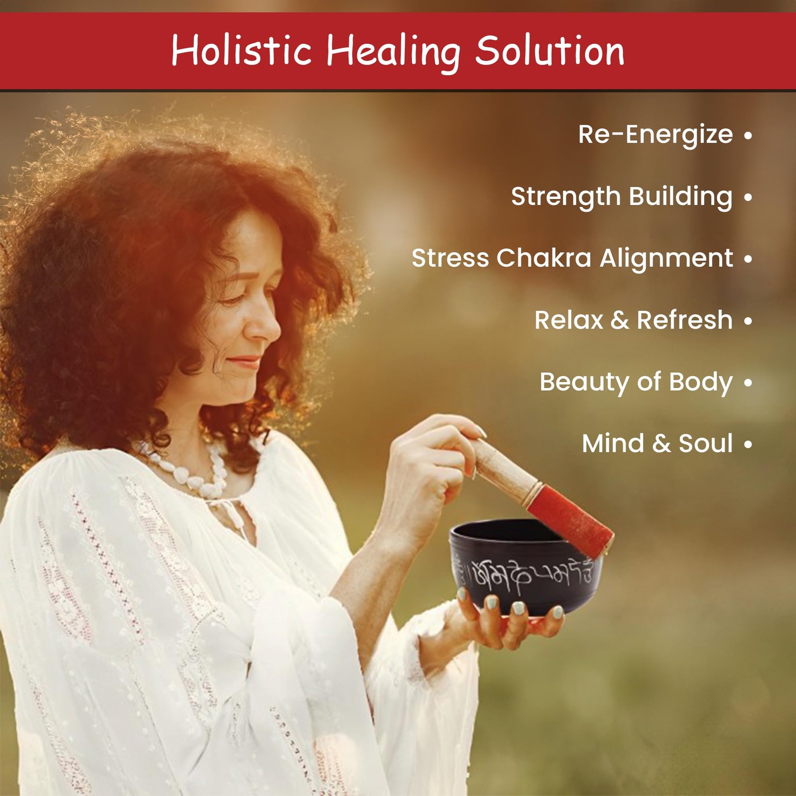 Hand Painted 7 Inch Tibetan Metal Singing Bowl, Chakra Healing, Yoga & Medita...