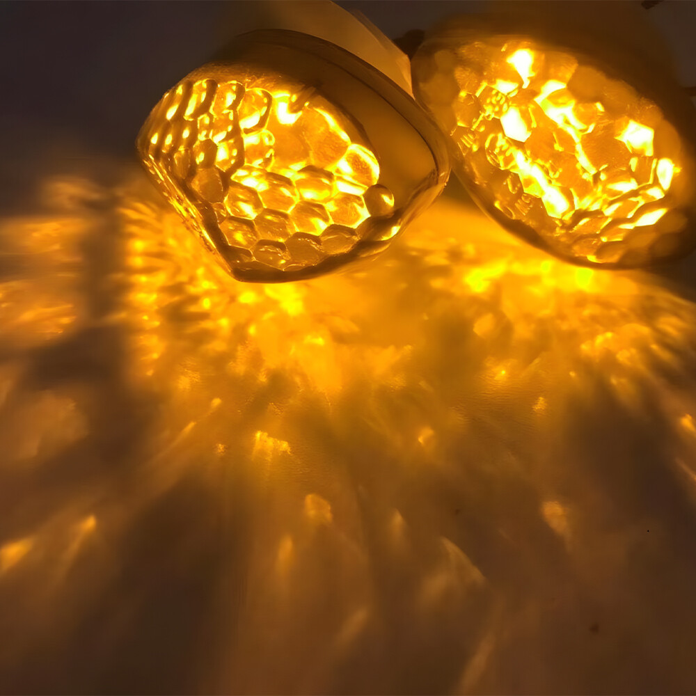 LED Flush Mount Front Turn Signal Blinker Amber For Honda CBR600RR CBR600F4/F4i