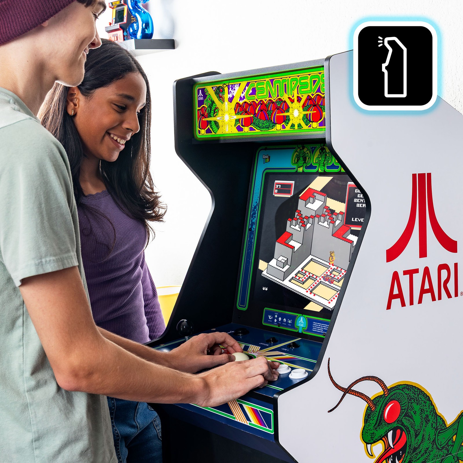 Arcade Classics Atari Ultra Series Arcade Game Cabinet with 17" Screen