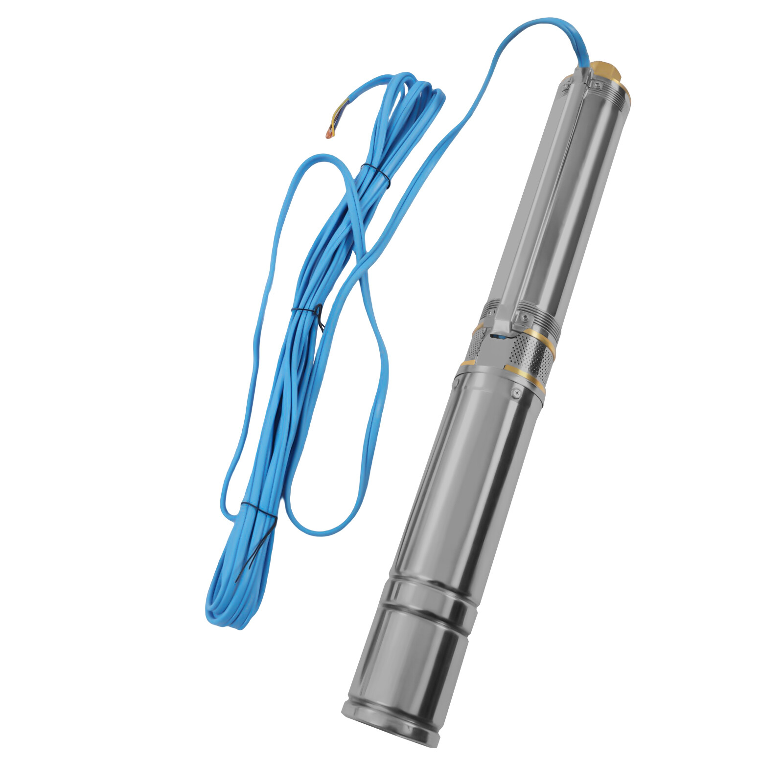 1.5HP Submersible Deep Well Pump Water Pump 24GPM Stainless Steel 1100 W 110V