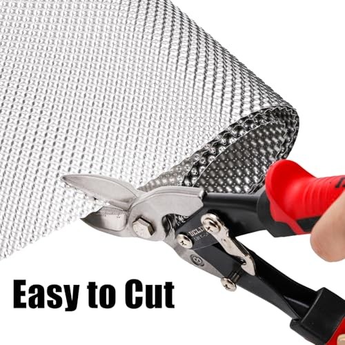 Exhaust Heat Shield Automotive,15”x 39” Embossed Aluminum Heat Shield Muffler