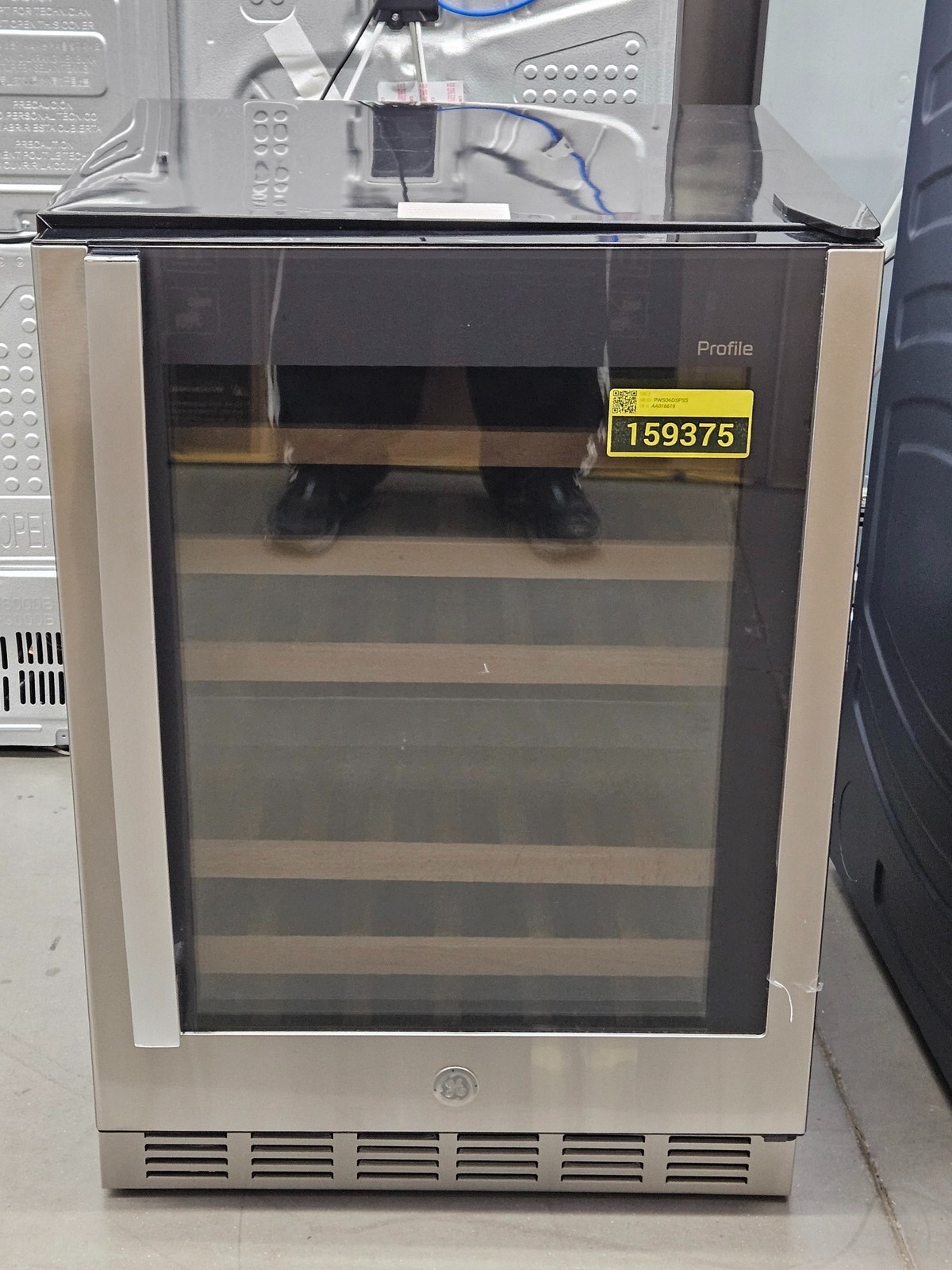 GE Profile PWS06DSPSS 24" Stainless 44-Bottle Dual Zone Wine Cooler NOB #159375