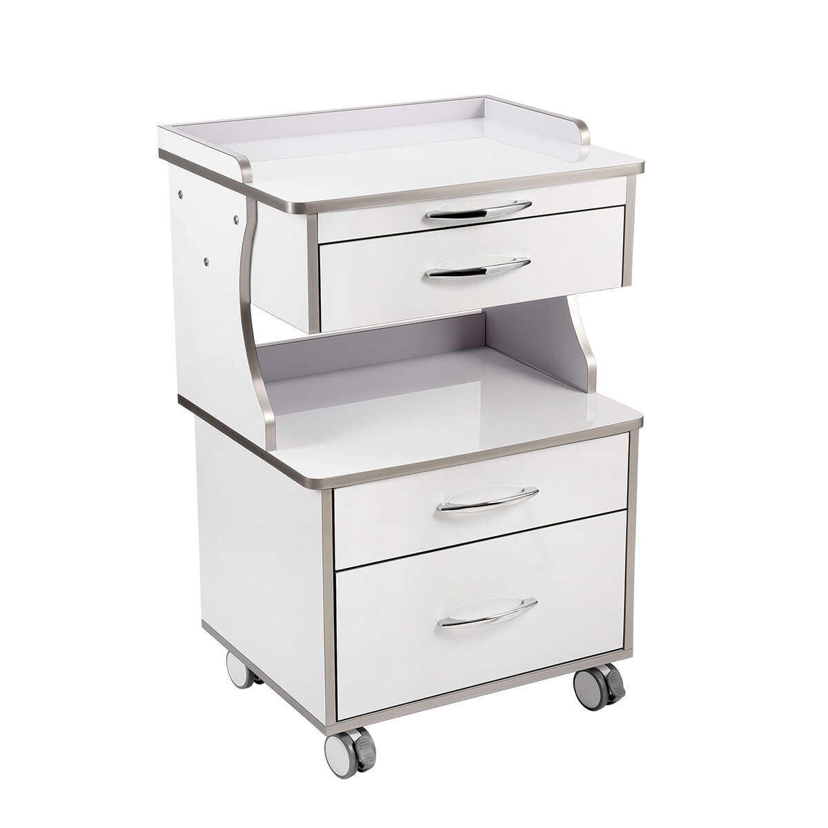 Dental Multi-Function Mobile Cart with 3/4/5 Drawers Medical Rolling Cart