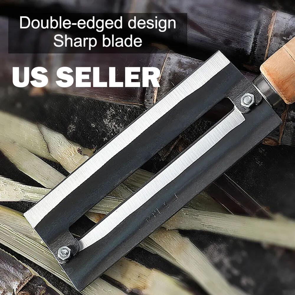 New Sugarcane Peeler Knife -- Double Function, Sharp, Fast, and Easy ! Peel Pro