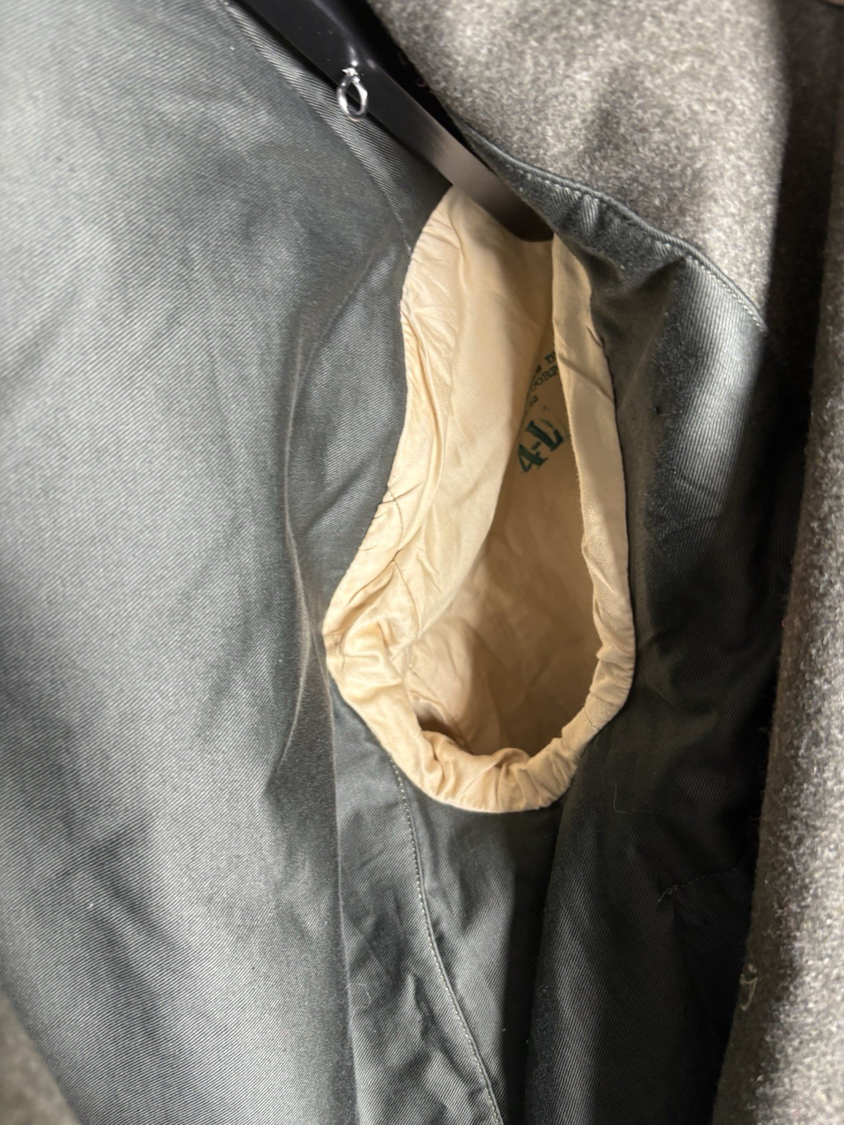 WWII USMC Overcoat 1942-43 Quartermaster 4-L Long Wool Coat