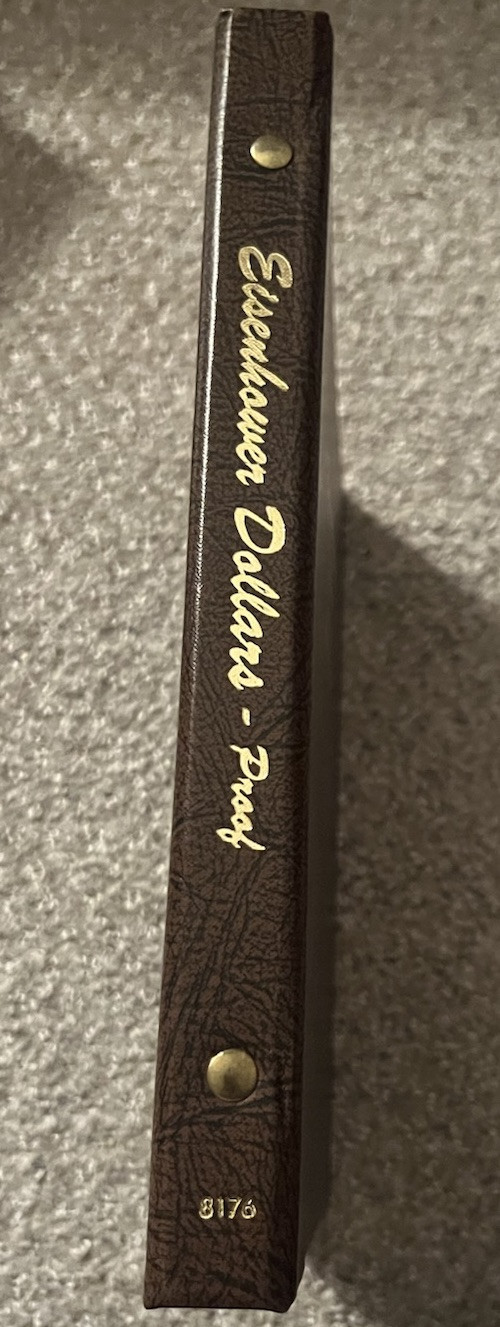 DANSCO COIN ALBUM #8176 EISENHOWER IKE DOLLARS 1971-1978 INCLUDING PROOFS