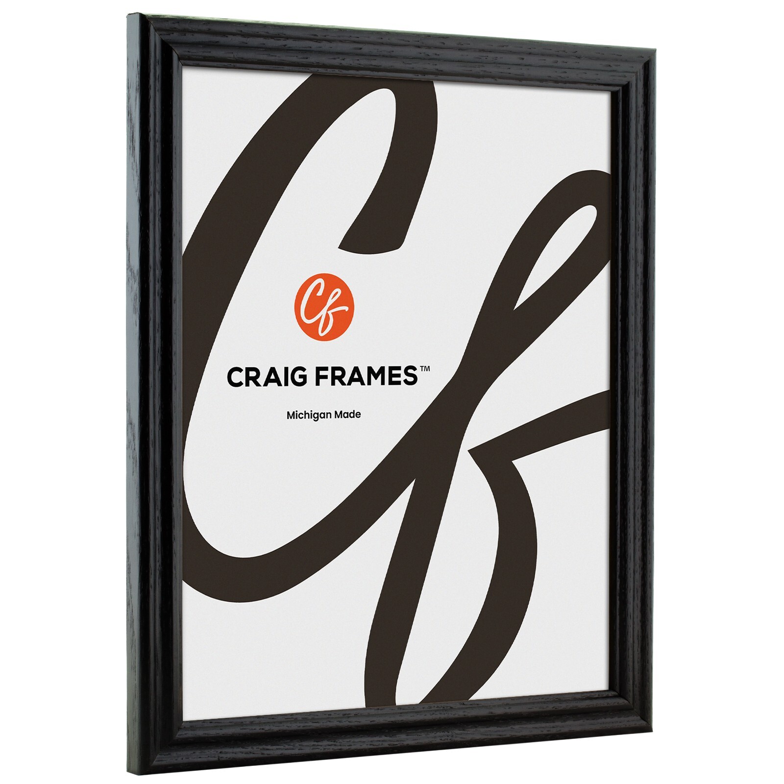 Wiltshire 200, .75" Black Solid Wood Picture Frame, Common Sizes 4x5 - 24x36