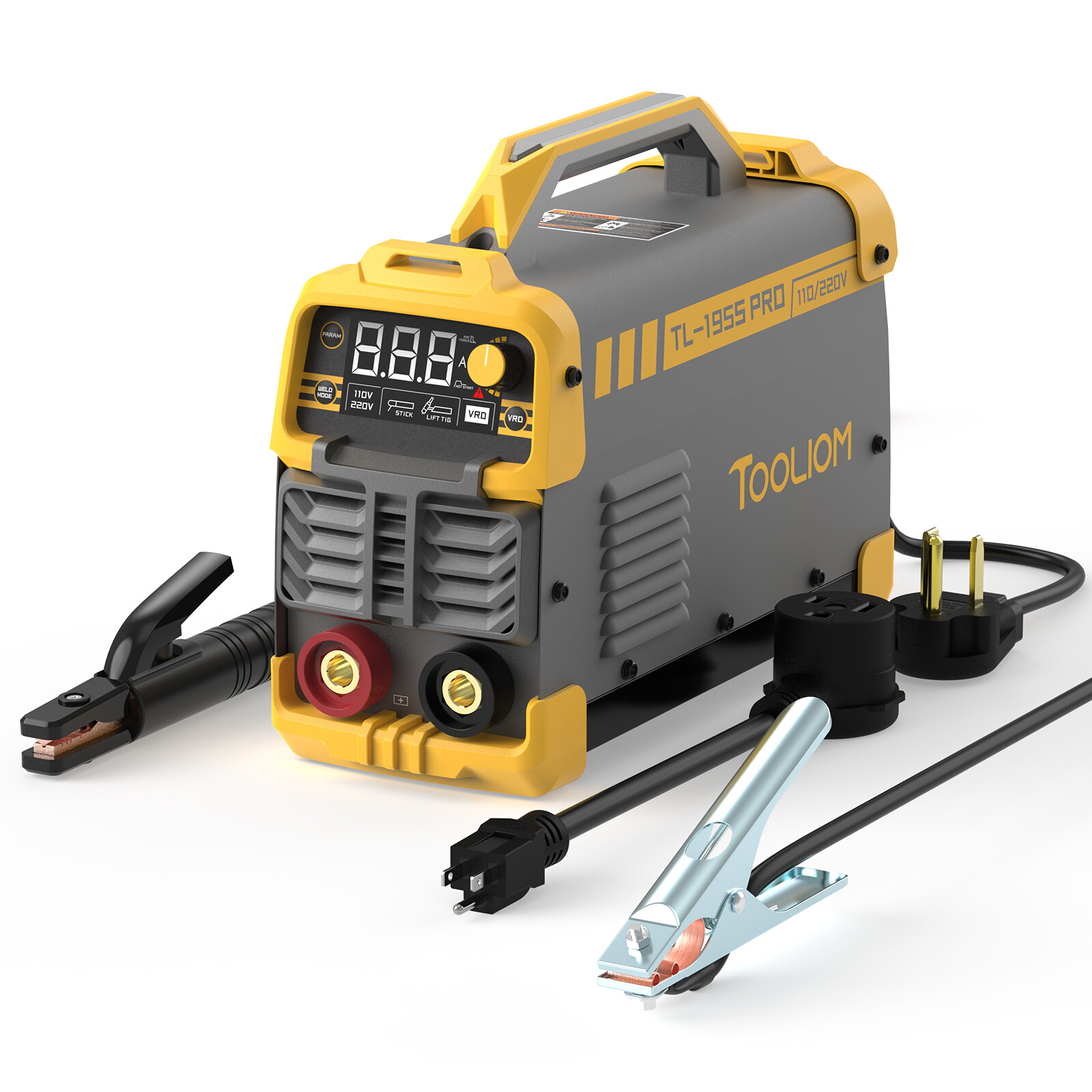 195A MMA ARC Welding Machine 110/220V Dual Volt IGBT Stick Welder Machine