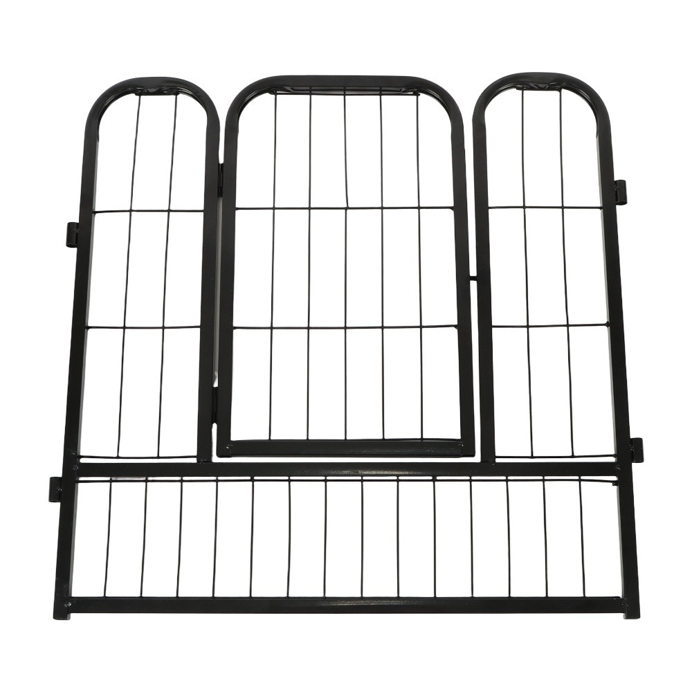 Dog Playpen 12/16/24/32 Panels Pet Dog Fence Exercise Pen w/Door 24/32/40 Inch