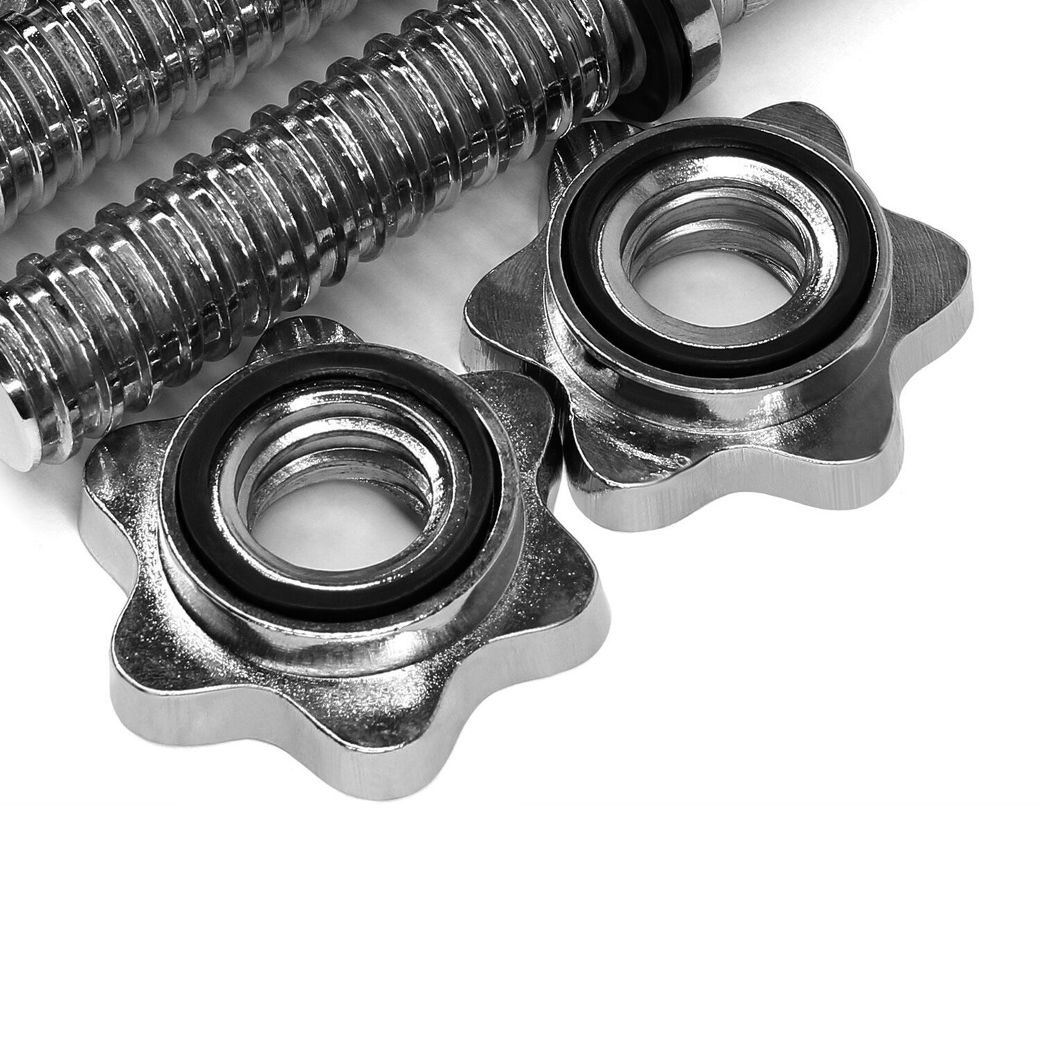 Olympic Barbell Set Dumbbell Weight Set 55lb Curl Bar for Gym Lifting Exercise