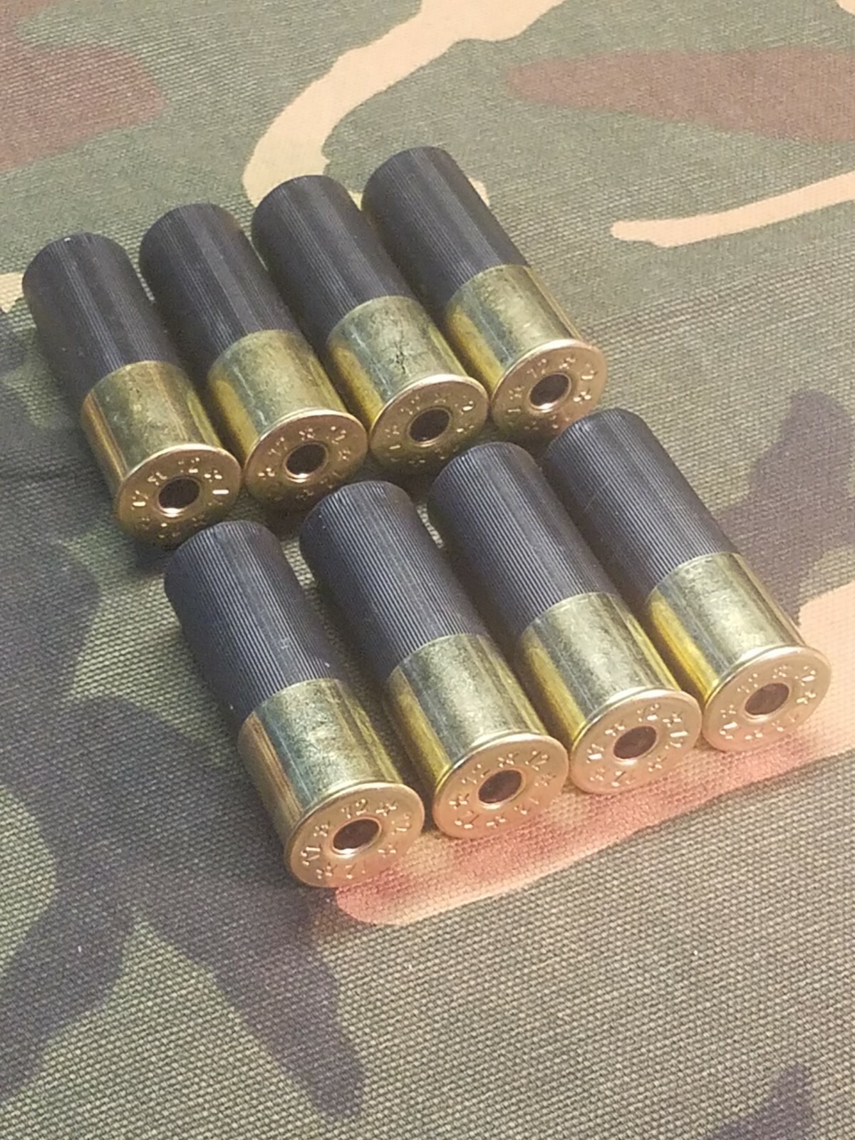 12 GAUGE 2 3/4" SNAP CAPS DUMMY TRAINING ROUNDS SET OF 8 SAFETY BLACK 1oz