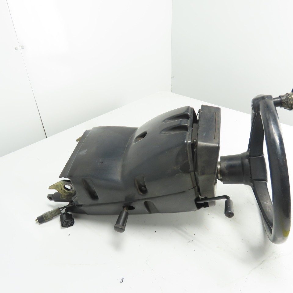 Caterpillar E5000 Forklift Steering Column Assembly W/Steering Wheel and Display