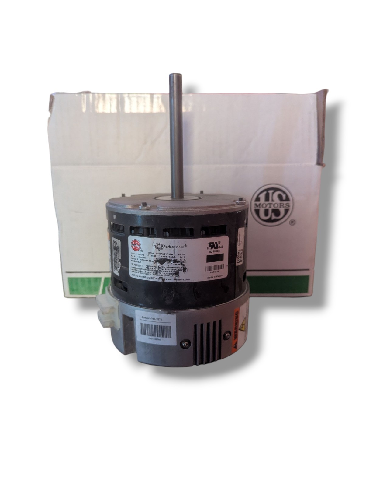 US Motors Furnace Blower Motor 1/2 HP Motor Model M055PWCVT-0344