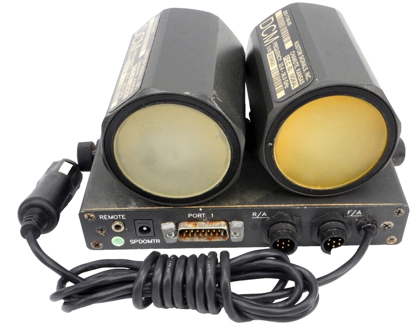 Kustom Signals Golden Eagle II Ka-band Police Radar Gun With Fork A