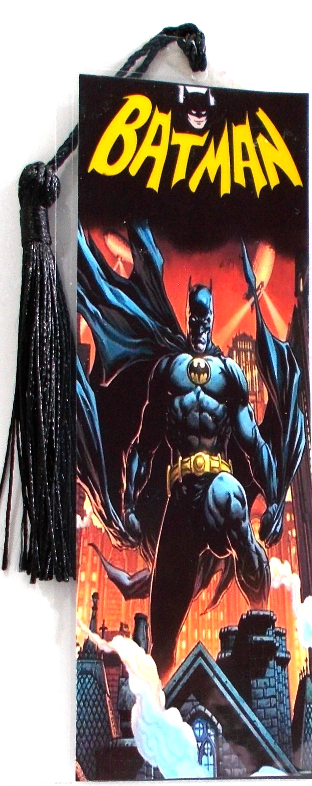 BATMAN CARTOON HERO- BIRD, CATS, DOGS,-BOOKMARKS-WITH TASSEL
