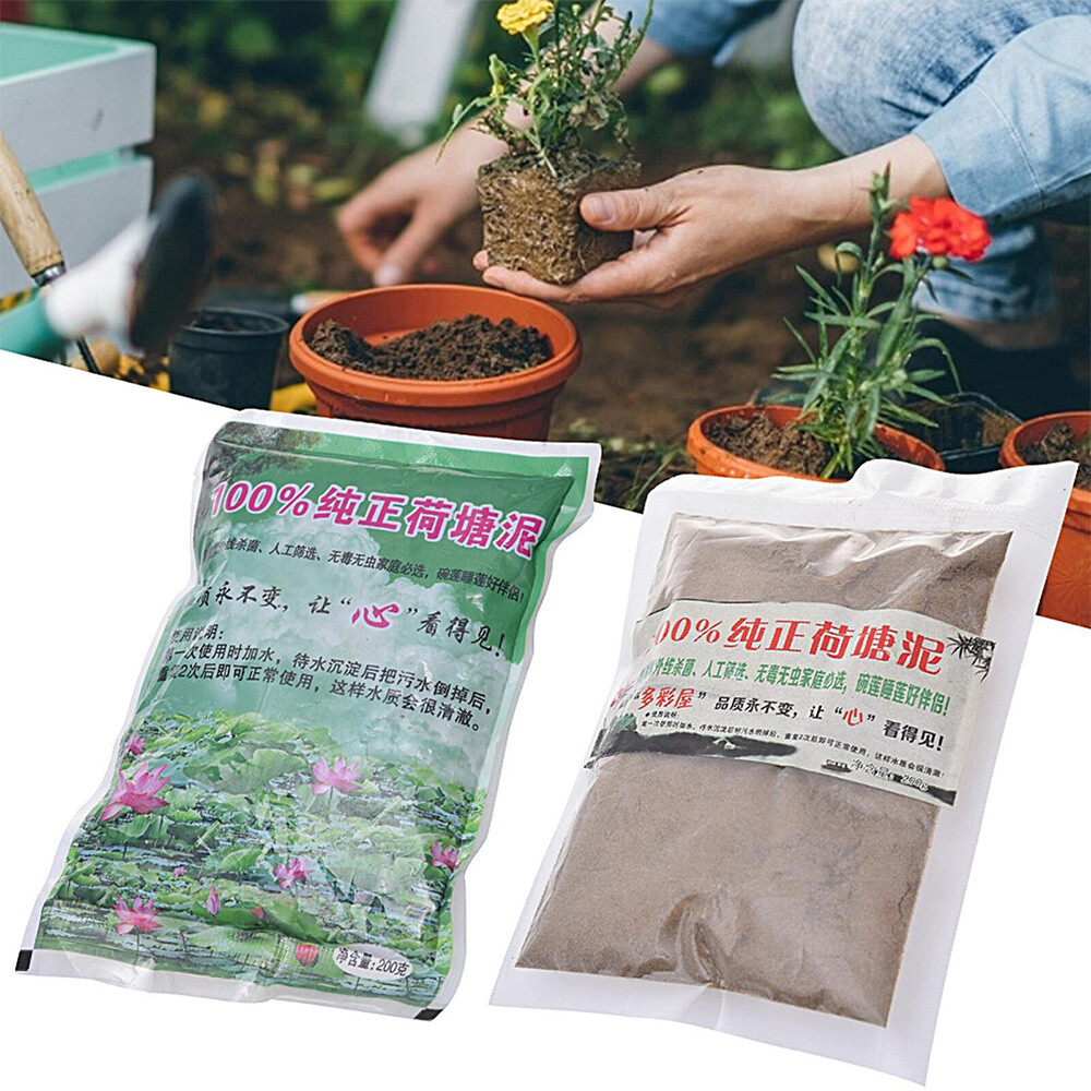 Natural Lotus Pond Mud Aquatic Pond Soil with Nutrients Plant Growing Benchmark