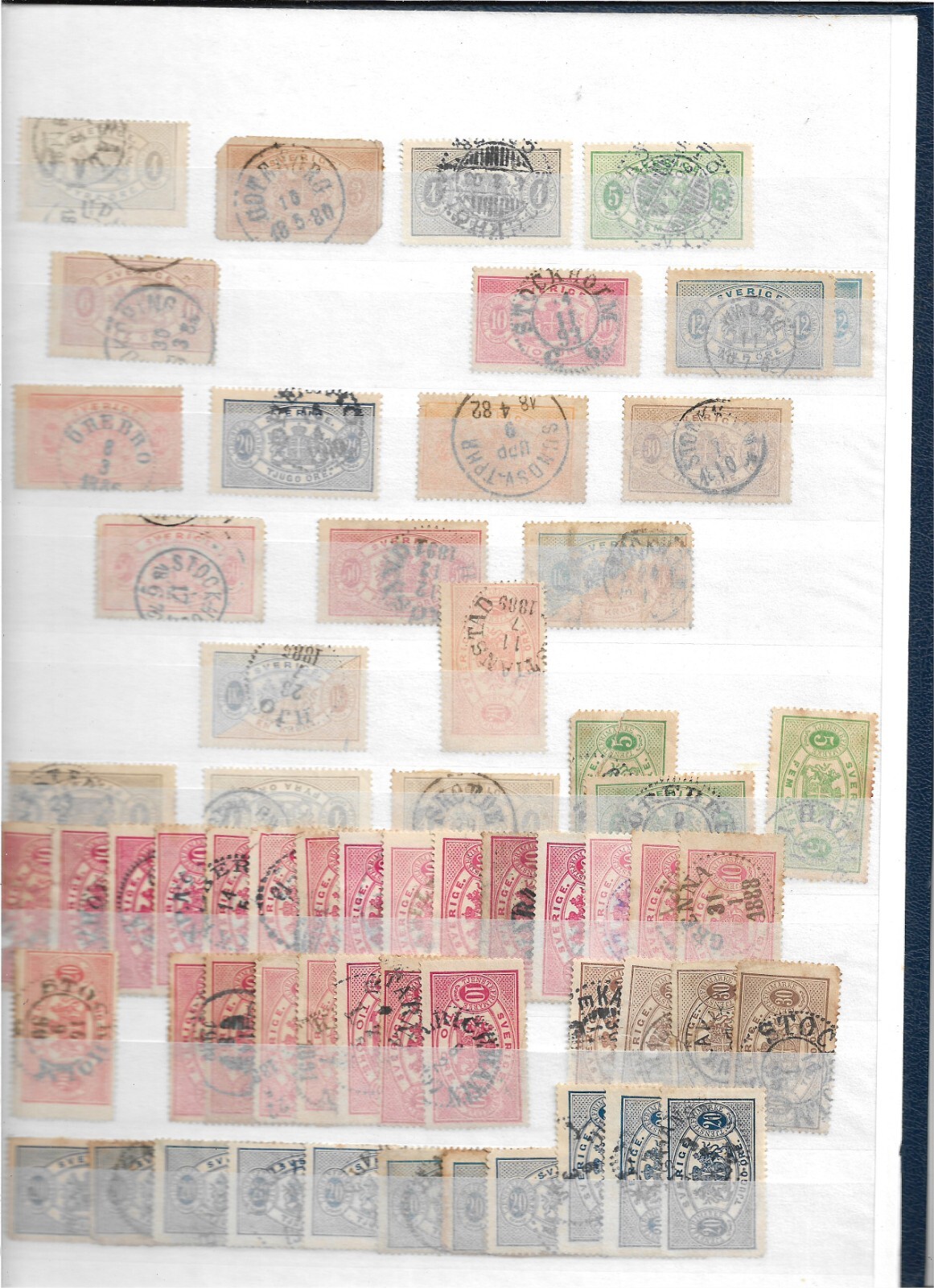 Excellent Sweden collection in stockbook!!