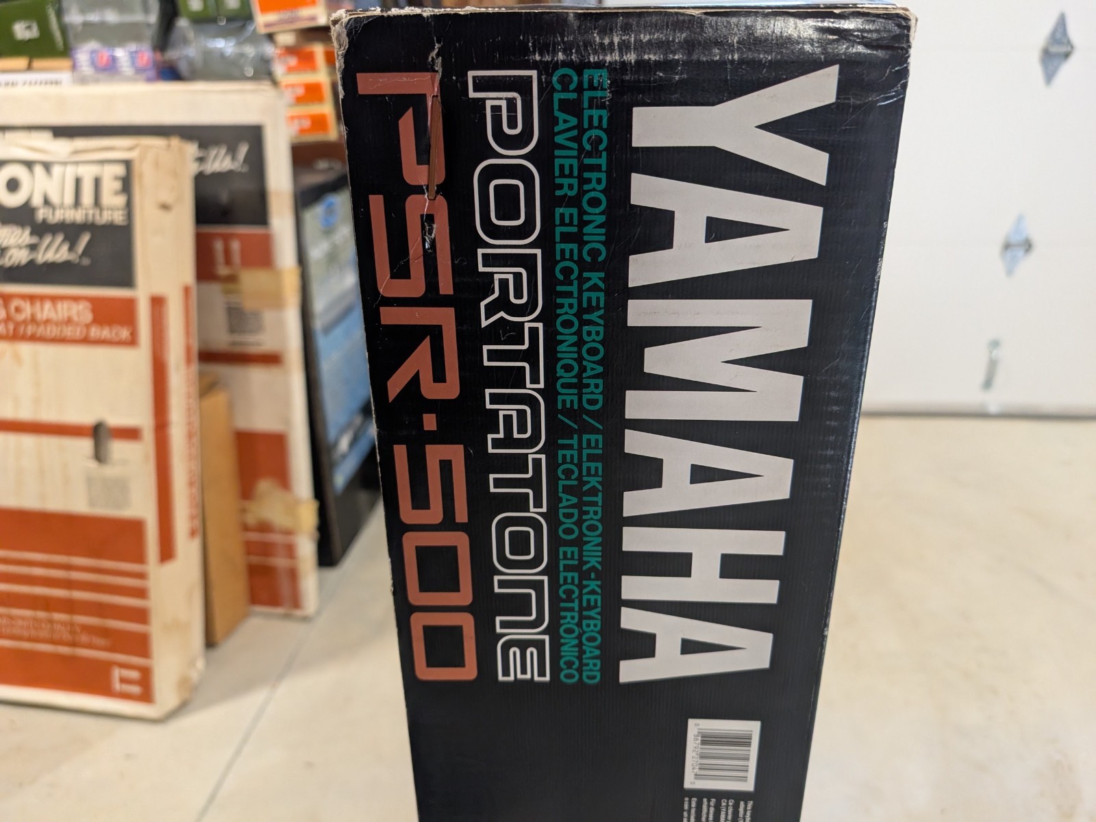 NOS Vintage 1991 Yamaha PSR-500 Portatone Electronic Keyboard Synthesizer