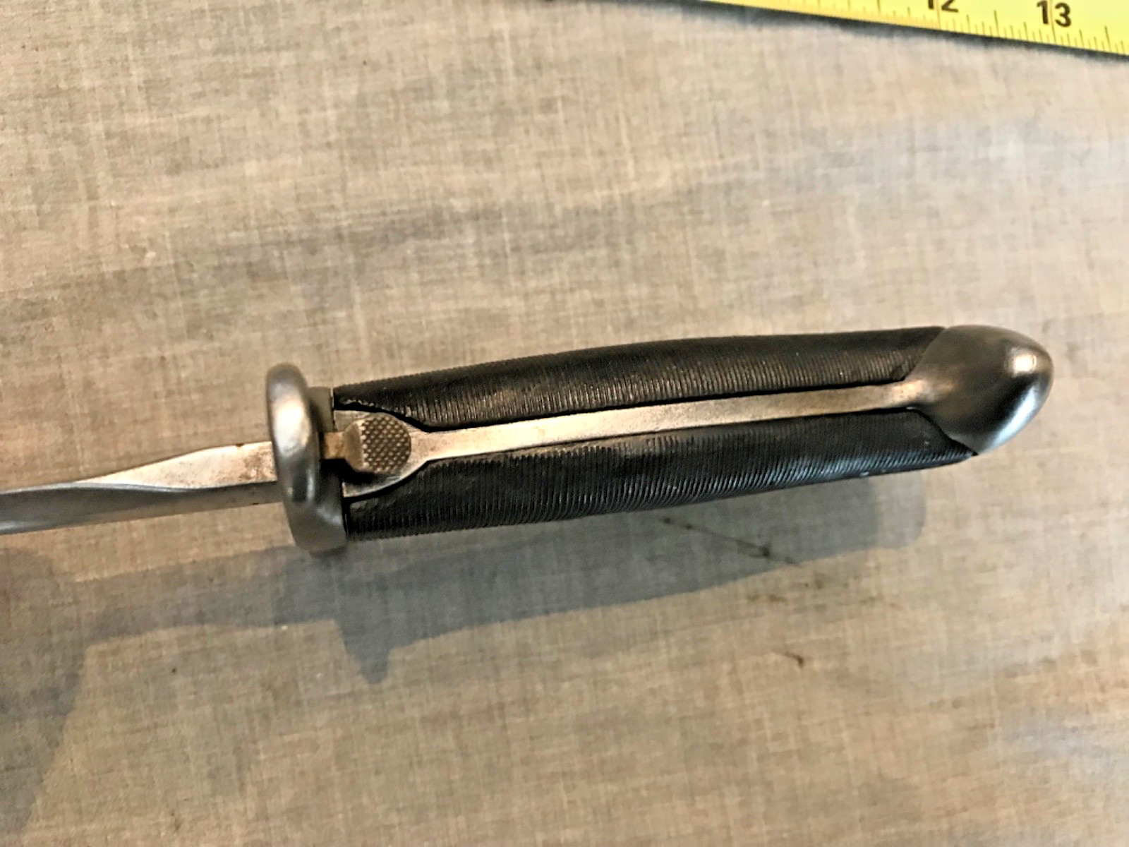 US WWII AFH 10” M1 BAYONET & Scabbard* for U.S. WWII M1 Garand #2556