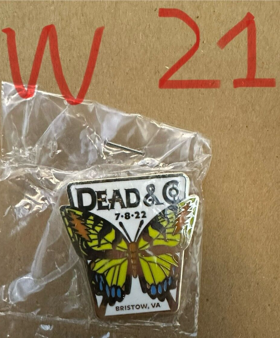 Dead And Company Pin Official 2022-2023 Tour Pin,VA/OH/IL/NY/NC/MA etc. Pick No.