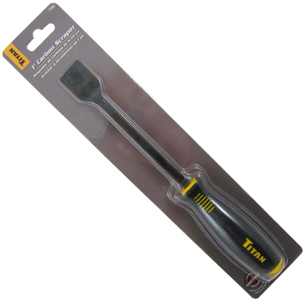 Titan Ergonomic Soft Grip 1-inch Carbon Scraper