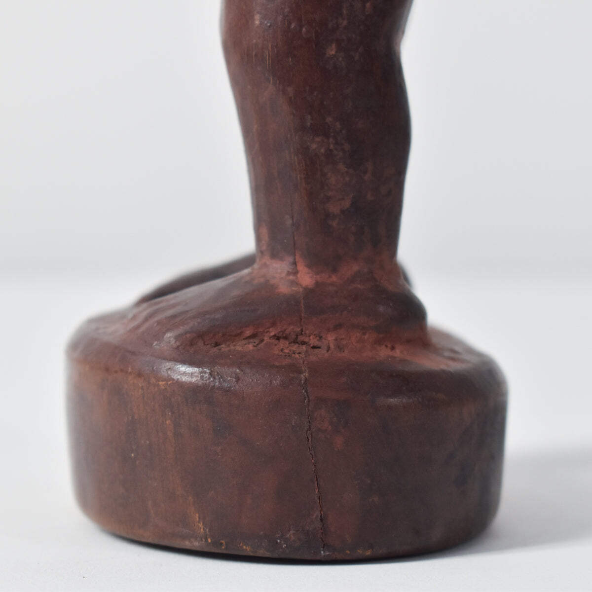 Yoruba Ibeji Female With Coral Necklace Figure Nigeria