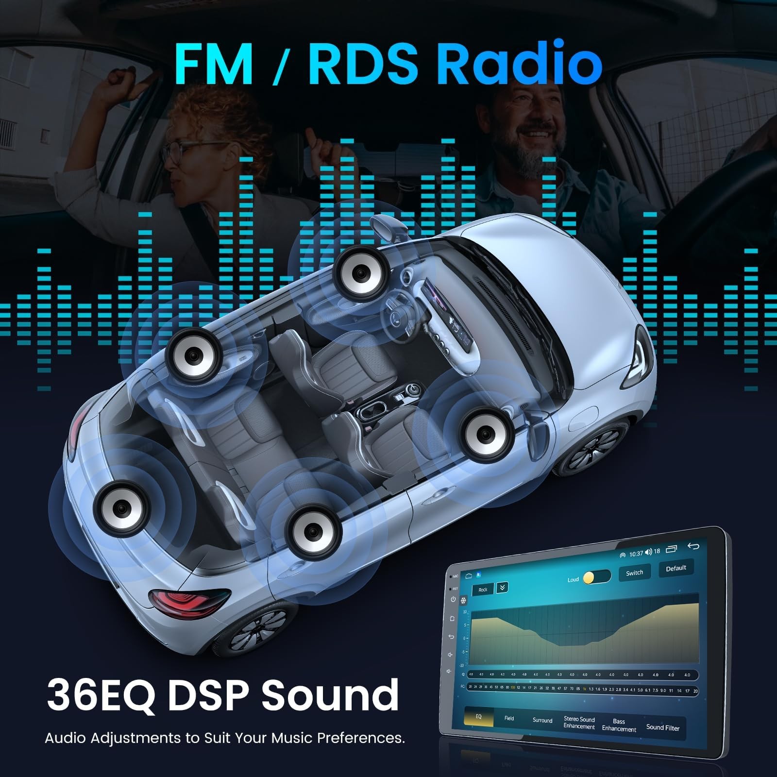 For Toyota 4Runner 2003-2009 With JBL Carplay Android13 Car Stereo Radio GPS 64G