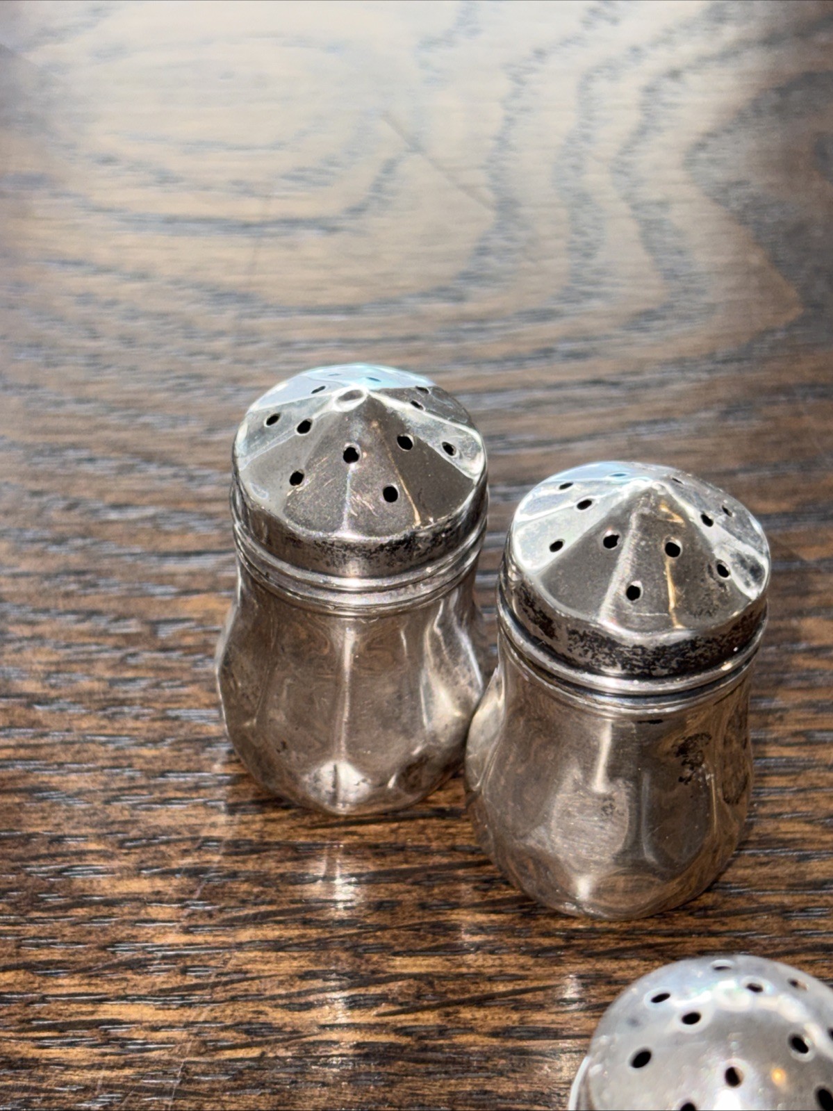 5 Sets of Sterling Silver Salt & Pepper Shakers (10 pc total) All Stamped